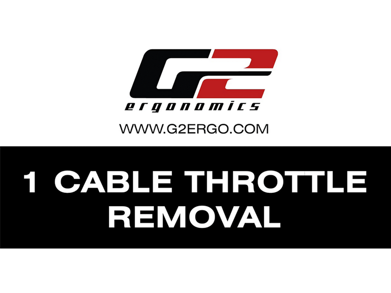 1 Cable Throttle Removal